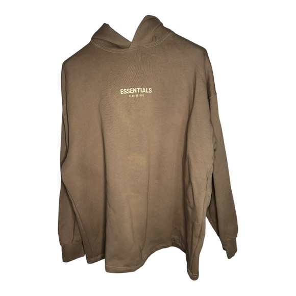 Fear of God Essentials Hoodie Wood (2022) Size Medium - Picture 6 of 11